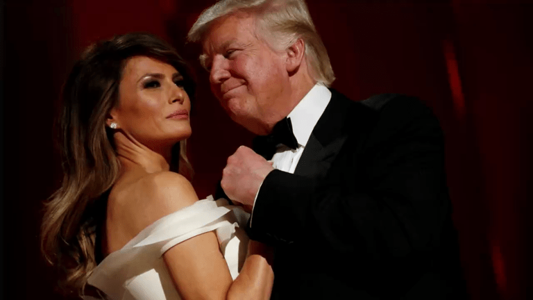 president-trump-first-lady-melania-their-first-dance-inaugural-ball