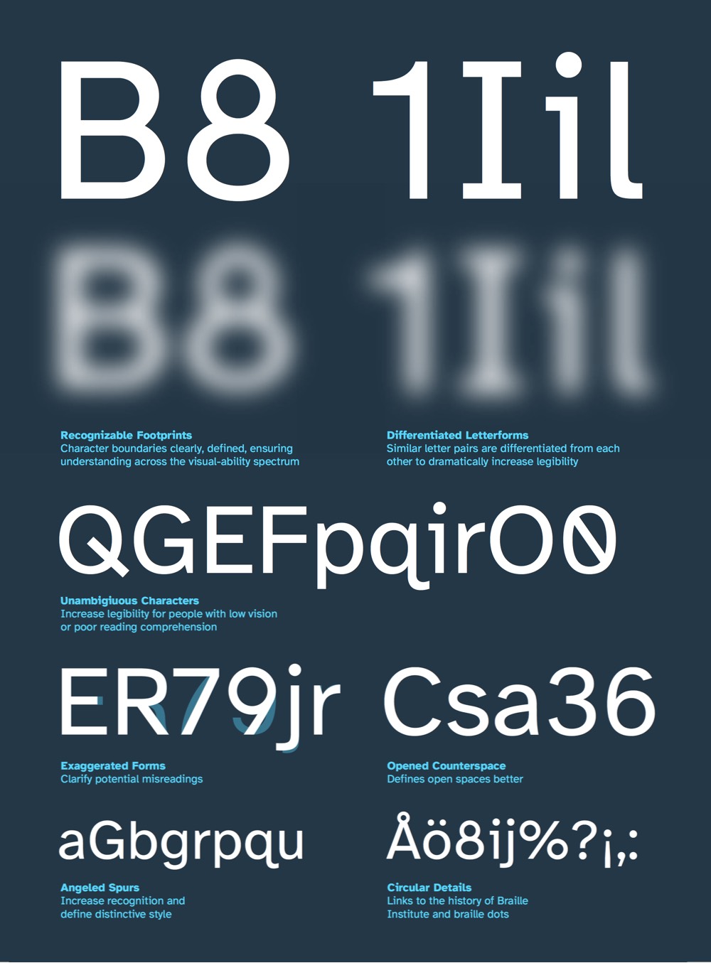 Take a look at Atkinson&nbsp;Hyperlegible